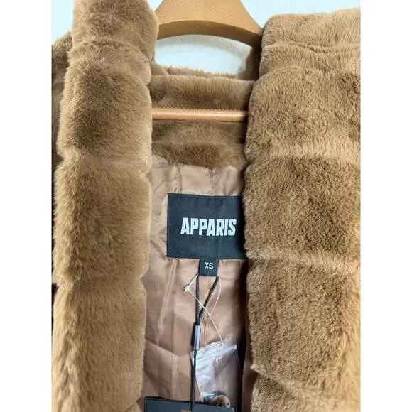 Apparis Goldy faux fur coat new - Picture 6 of 6